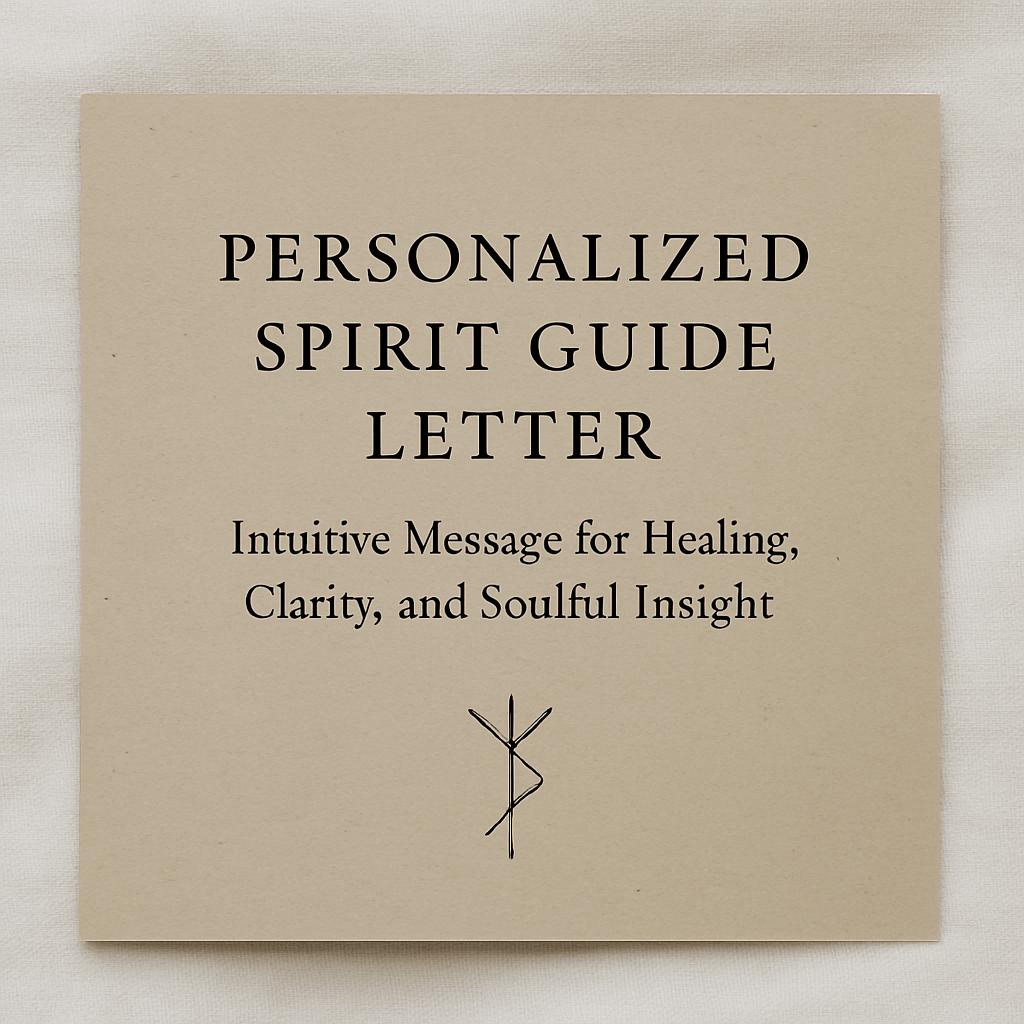 Personalized Spirit Guide Letter | Intuitive Soul Message for Healing & Clarity - Tarot by Angela - Divine Energy by Angela