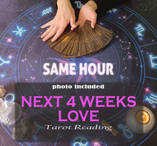 4-Week Love Tarot Reading – Weekly Romantic Guidance and Psychic Insight - Tarot by Angela - Divine Energy by Angela