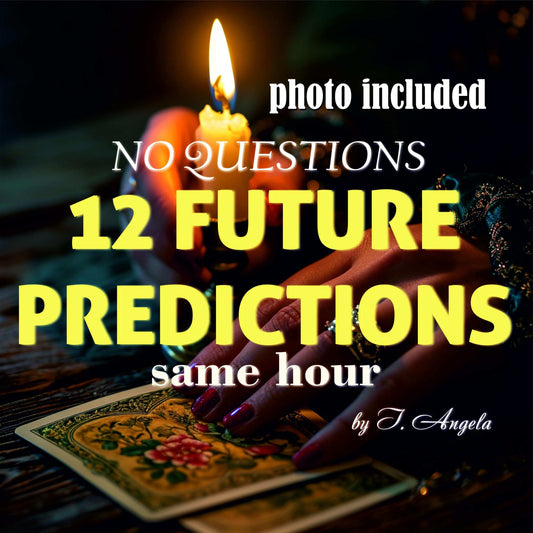 12 Future Predictions Tarot Reading – Psychic Insight for Love, Career, and Soul Growth - Tarot by Angela - Divine Energy by Angela